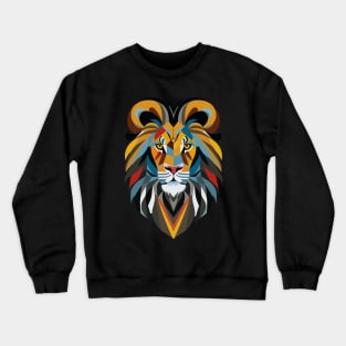 Portrait of Lion Crewneck Sweatshirt